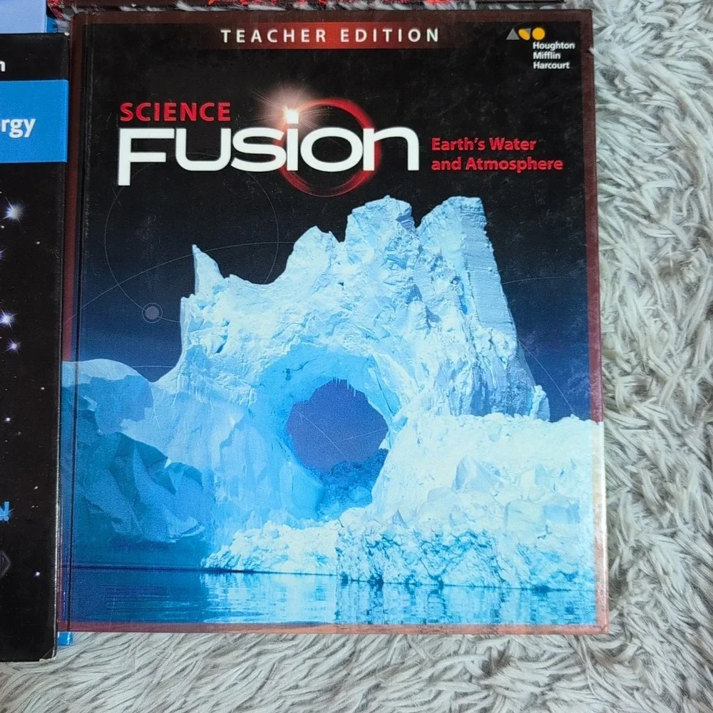 Lot‎ Of 6 Science Fusion Teacher Edition Houghton Mifflin Hardcover Homeschool